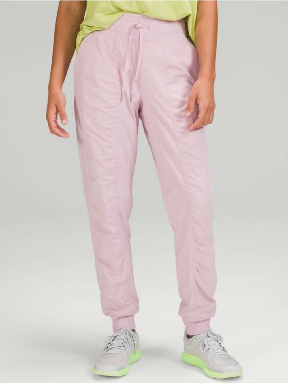 Lululemon Dance Studio Lined Mid-Rise Jogger Pants Women’s Pink Peony - Size 8